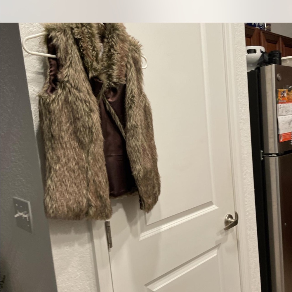 Kiara Brown Faux Fur Vest